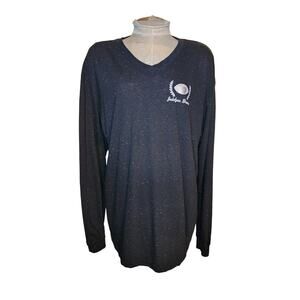 Jadelynn Brooke Long Sleeve Tee Size L Black